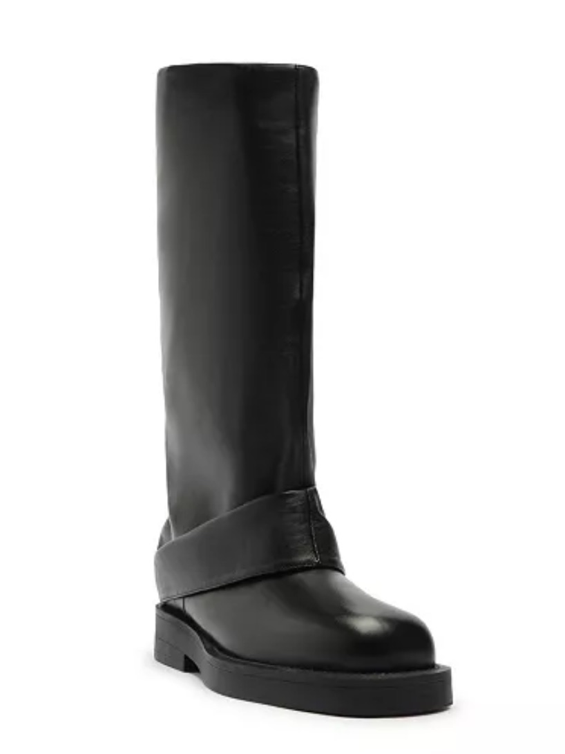 Schutz Keira Up Round Toe Boots 6b
